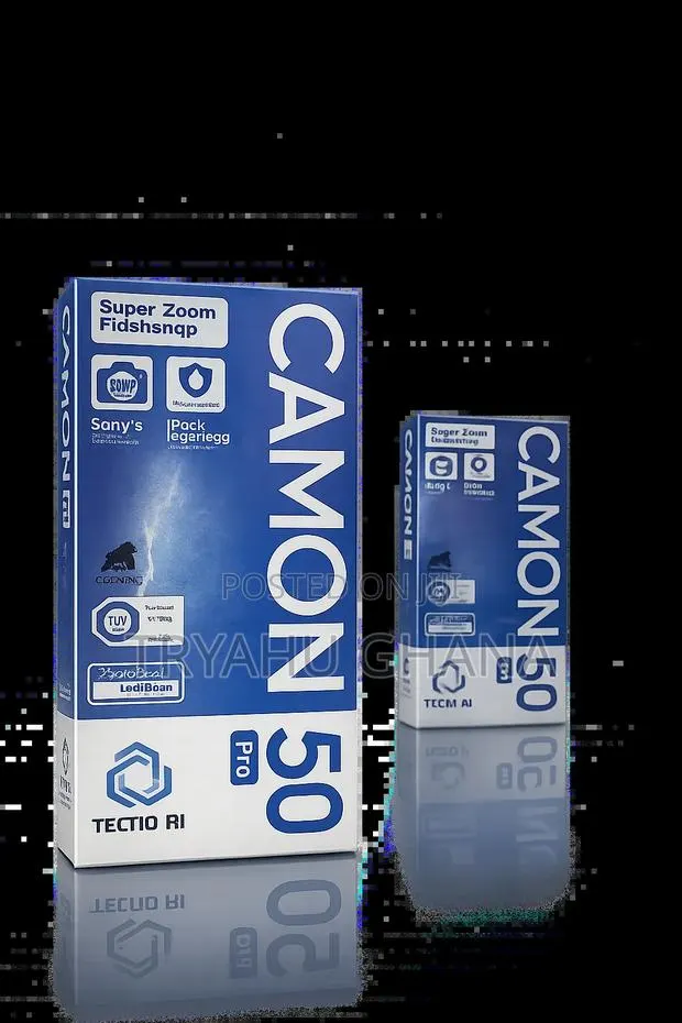 New Tecno Camon 50 Pro 256 GB Black · Photo 1