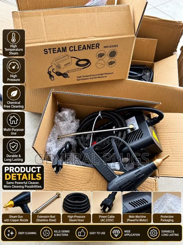 Professional Hygiene Hot Steamer for Cars , AC , Tiles ,Sofas ,Kitchen · Photo 1