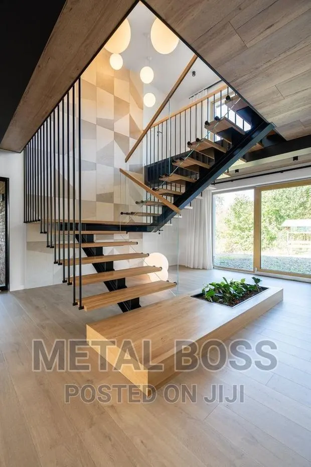 Modern Metal Staircase · Photo 1