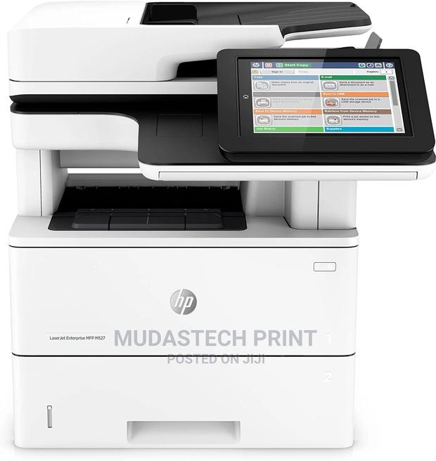 Hp Black and White M527 A4 Wireless Photocopy, Also Staple · Photo 3