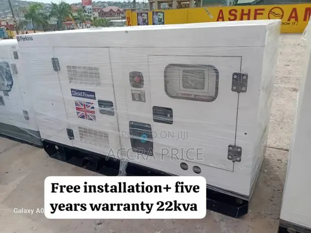 Well Circuited Perkins Diesel Generator 22kva Rated Diesel · Photo 1