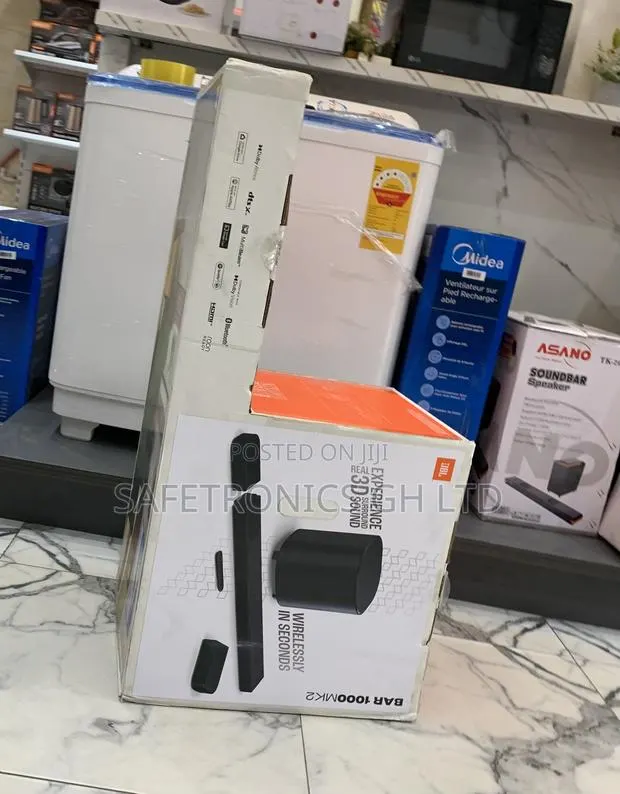 Available Bluetooth Wireless JBL 1000 Mk2 Electric Black Soundbar · Photo 1