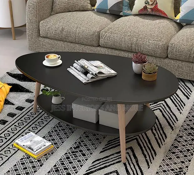 Coffee Table 2-Tier Oval · Photo 1