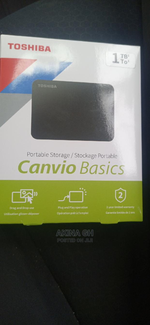 Toshiba Convio Basics 1TB Protable External HDD · Photo 2