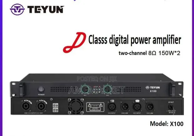 Teyun X100 Professional Power Amplifier Dual Channel · Photo 1