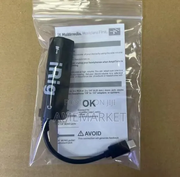 iRig Type-C Mobile Audio Adapter for Guitar, Bass & Microphone · Photo 1