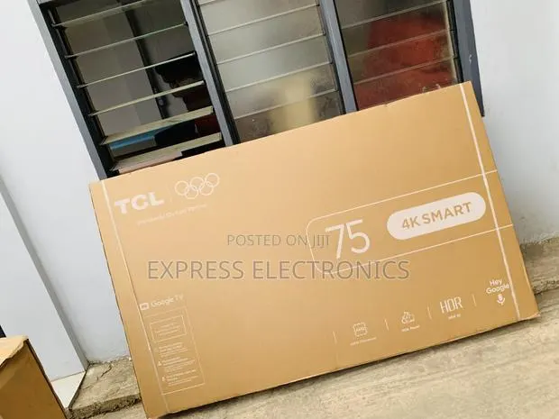Limited Stock TCL 75'' Uhd Led 75p6k Smart Android Television · Photo 1