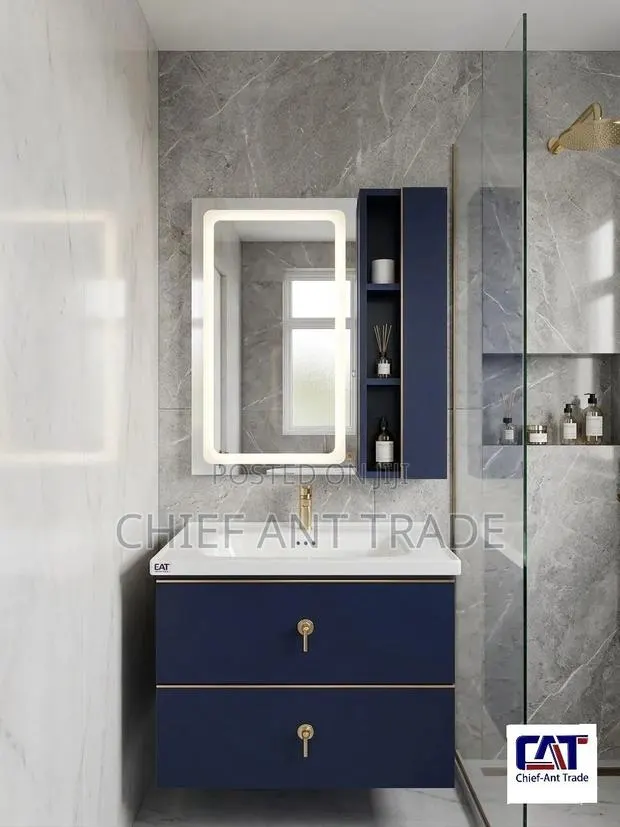Classy Hand Wash Cabinet Basin With Touchscreen Mirror W5060 · Photo 1