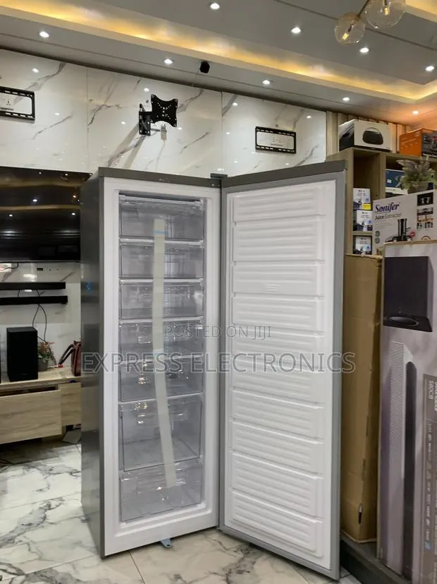 Amazing Deals on Upright Freezer Nasco NASD1-33 Grey Color · Photo 1