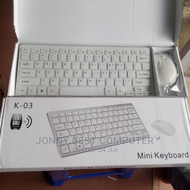 MINI White Wireless Keyboard and Mouse · Photo 1