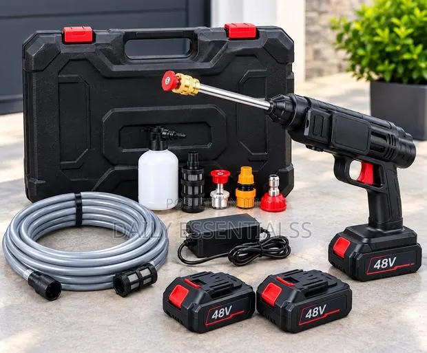 48V Cordless Pressure Washer With 2 Batteries · Photo 1