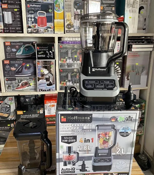 Hoffmans Commercial Blender With Unbreakable PC Jar · Photo 1