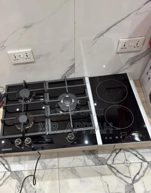 Sealed in Box Kenwood 90cm 2 Electric + 4 Gas Burner(Black). · Photo 1