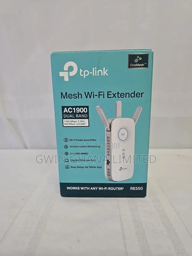 TP-Link Re550 Ac1900 Dual Band Wi-Fi Range Extender 1900mps,12000sqft · Photo 1