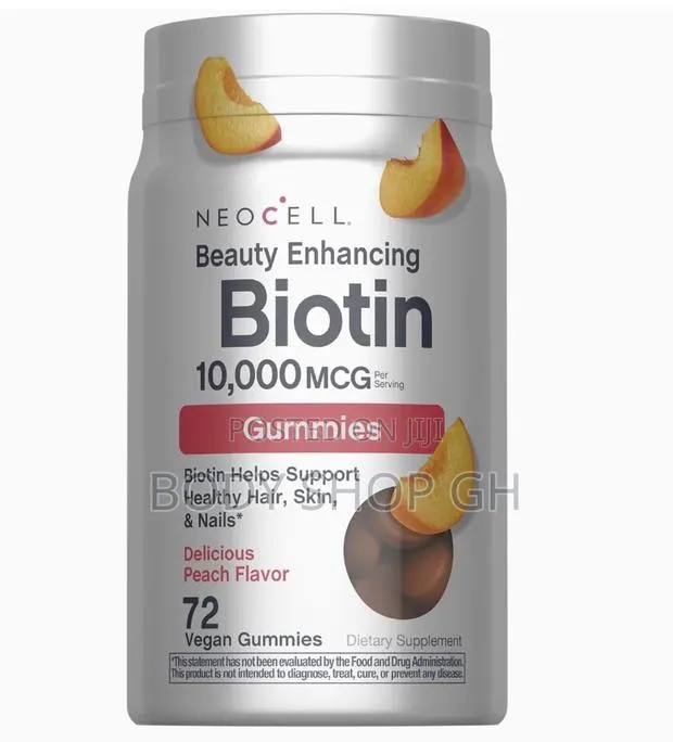 Biotin Gummies | Beauty Enhancing Supplement | Hair, Skin, and Nails · Photo 1