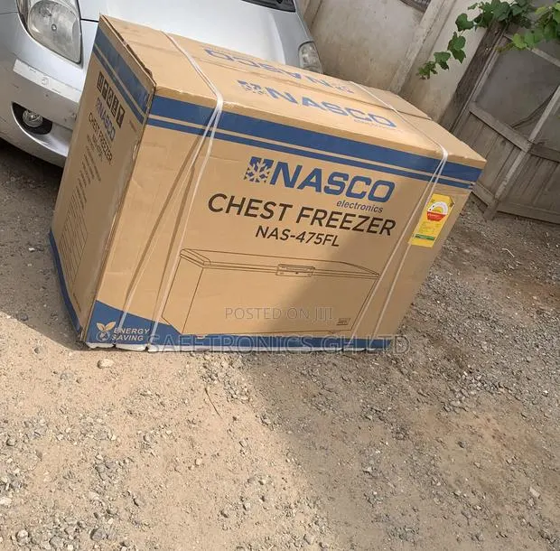 Original Grey Nasco 400 LTRS Chest Freezer – Black (Nas-475fl-B) · Photo 1