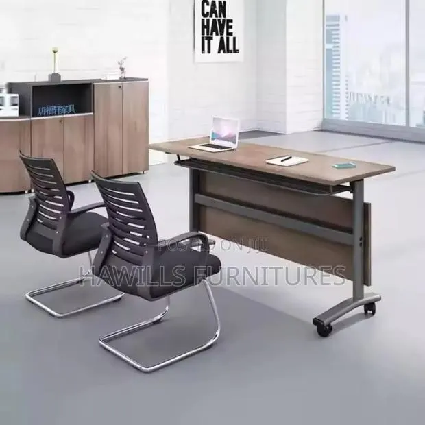 Foldable Conference Table and Chair Set · Photo 1