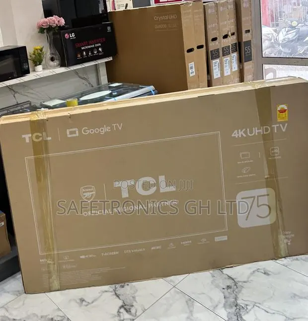 Newly Approved Led TCL 75 Inch Smart Android Frameless Tv · Photo 1