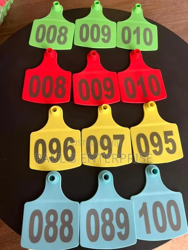 100pics Ear Tag for Cow, Goats and Pig Wholesale and Retail · Photo 1