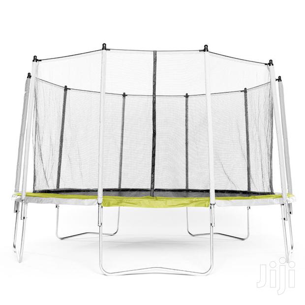 16ft Trampoline and Protective Netting - Green · Photo 1