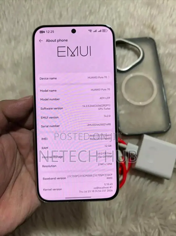 New Huawei Pura 70 256 GB White · Photo 1