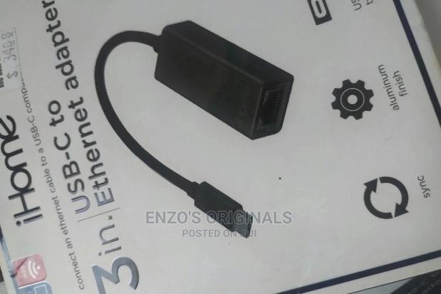 Ihome Macbook Usb-c To Gigabit Ethernet Adapter Original Rj45 New · Photo 2
