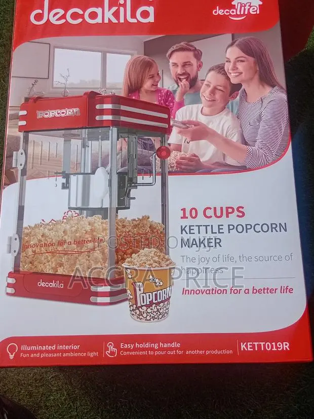Decakila 10-Cup Popcorn Maker for Easy Home Snacking · Photo 1