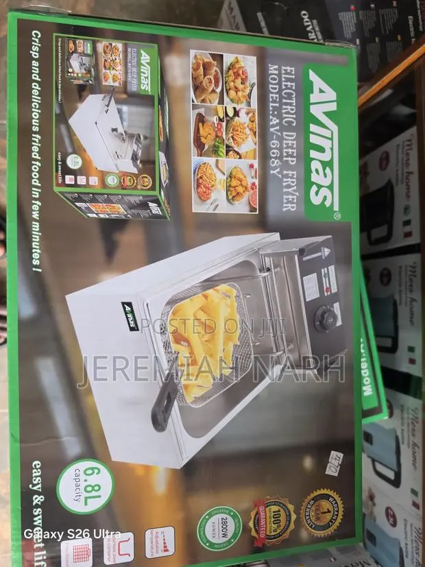 Avinas 6.8L German Quality Deep Fryer Energy Efficient 100% Reliable · Photo 1