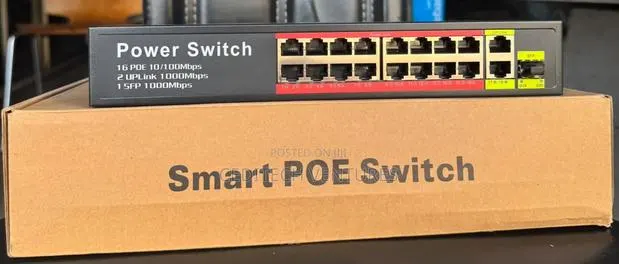 Network Switch POE 16 Port · Photo 1