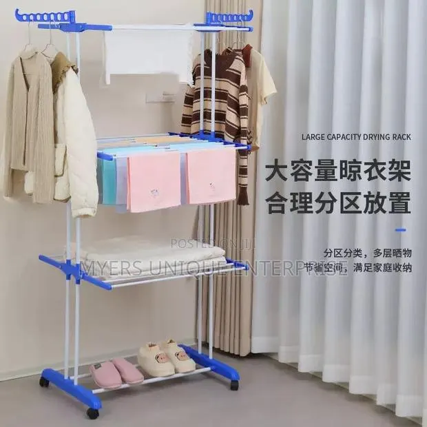 4-Tier Clothes Drying Rack,Heavy Duty Steel · Photo 1
