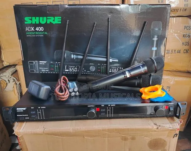Shure Adx400 Dual-Channel Wireless Microphone (2in1) · Photo 1