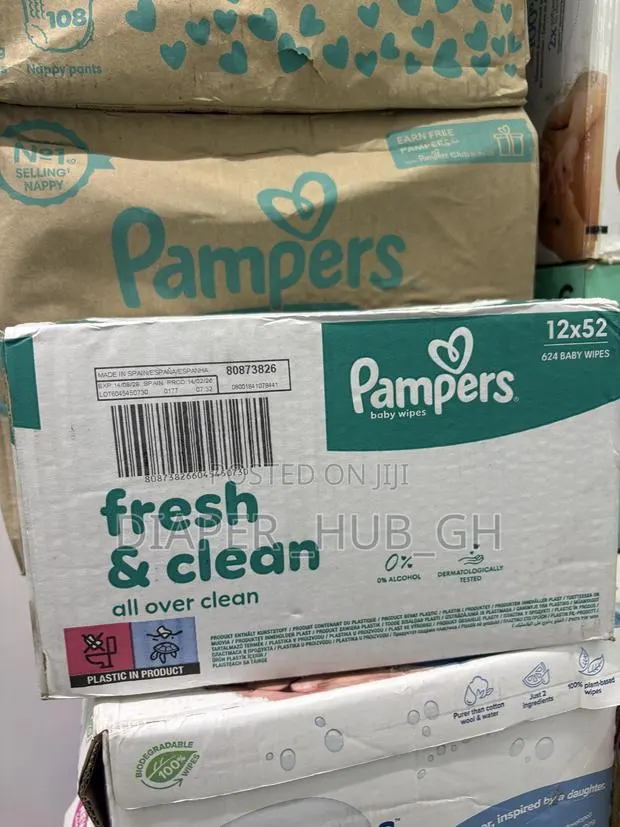 Pampers Fresh Clean Wipes 52 · Photo 1