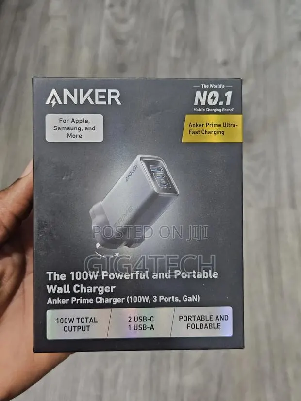 Anker Prime 100w 3-Port Gan Fast Charger · Photo 1