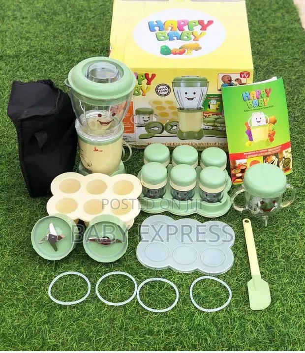 2‐In‐1 Baby Food Blender (Dry Wet) + Silicone Storage Containers + · Photo 1