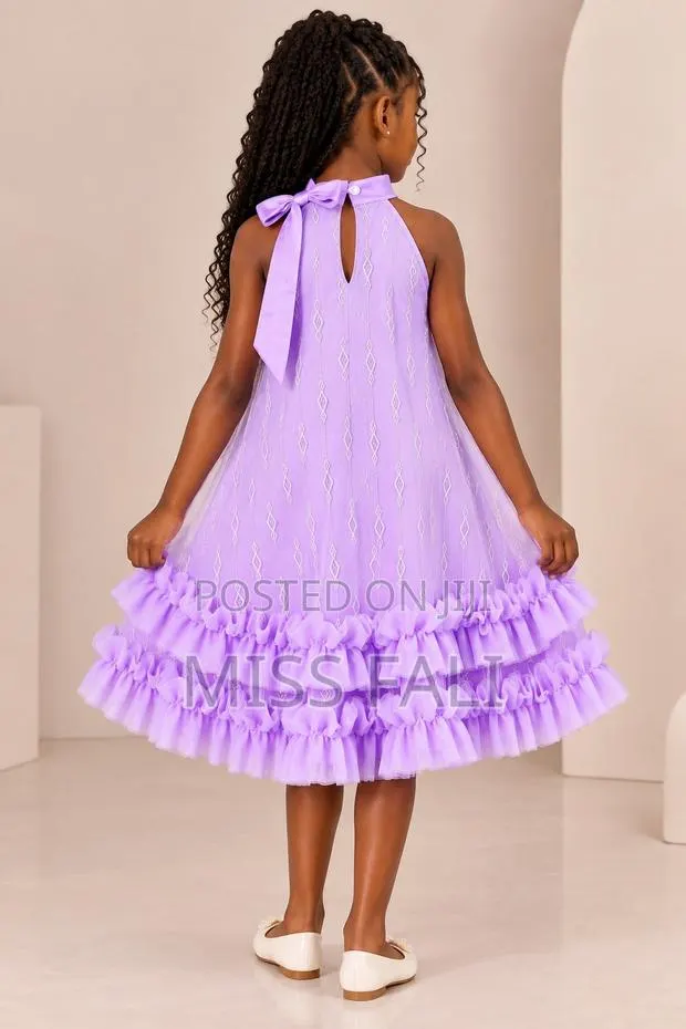 Lilac Dream Ruffle Dress. 7-8Years · Photo 2