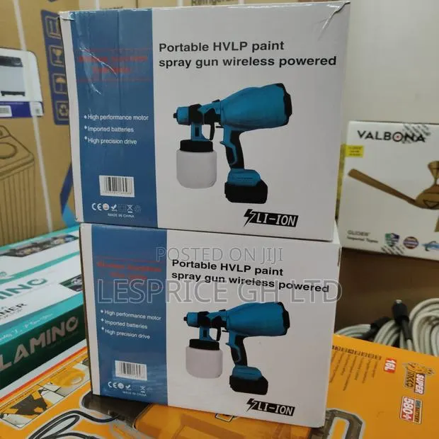 Significant Price Reduction on Our Compact 48v Portable HVLP Spray Gun · Photo 1