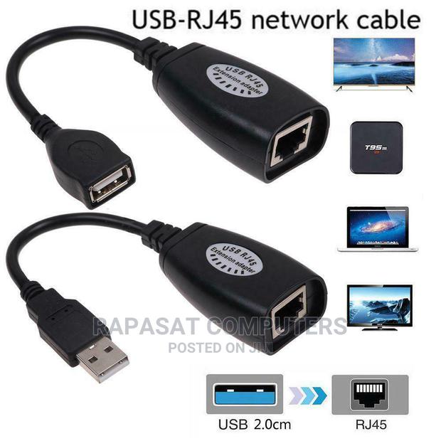 USB Extender- USB 2.0 to RJ45 LAN Extension Adapter Over Cat · Photo 1