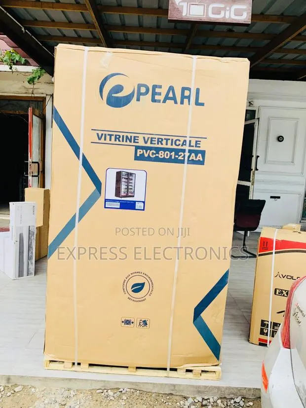 Lovely New Pearl PVC-801-27AA 690L Double-Door Glass Display Fridge · Photo 1