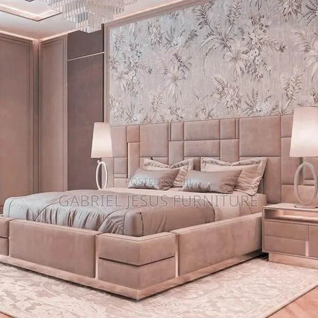 Super King Size Bed Frame With Nightstand · Photo 1