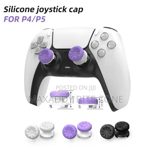2pcs Silicone Thumb Grip for P5/ P4, for P5 Joystick Booster Caps, · Photo 1
