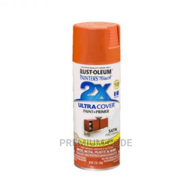 Spray Paint, Gloss Real Orange, 2X Ultra Cover Rust-Oleum · Photo 2