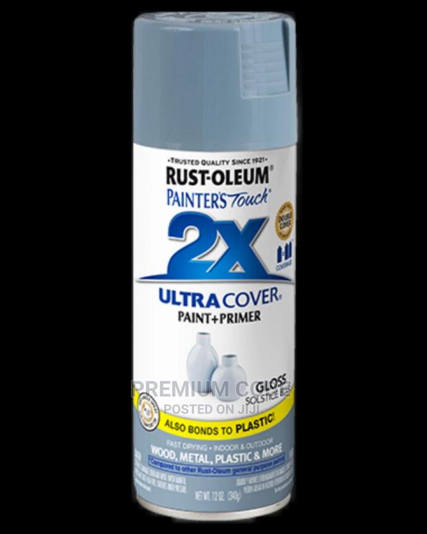 Spray Paint, Gloss Solstice Blue, 2X Ultra Cover Rust-Oleum · Photo 2