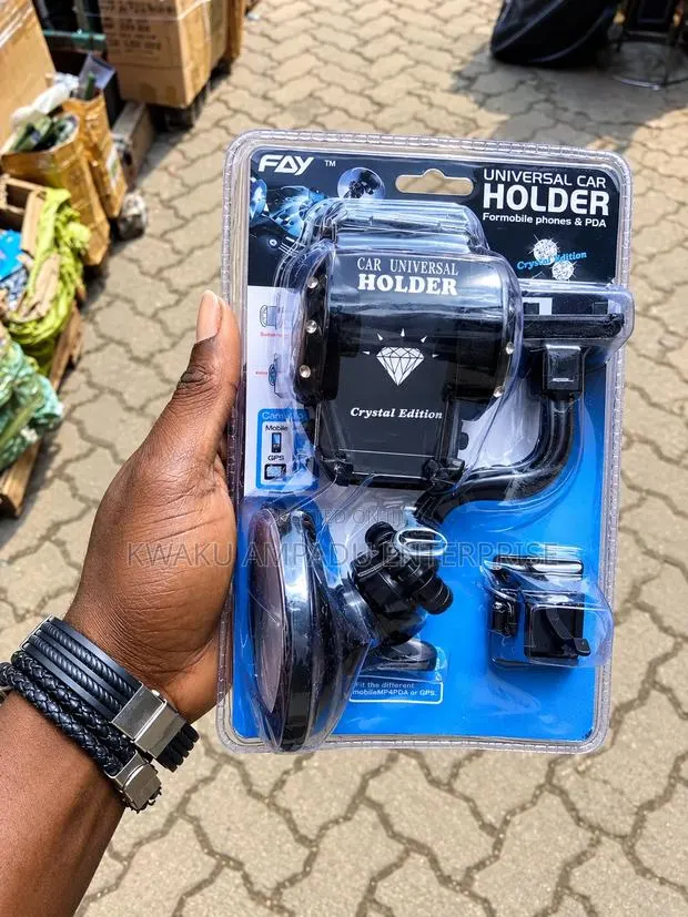 360° Rotating Uni Car Phone Holder – Windscreen & Dashboard Mount · Photo 1