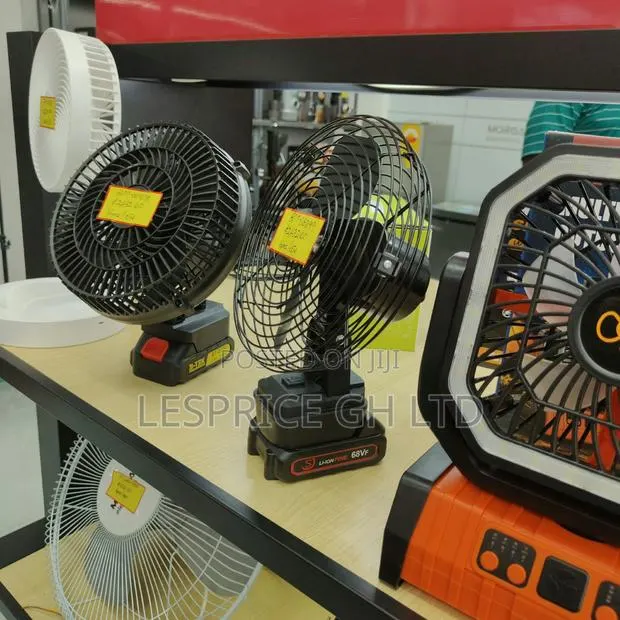 Less Price Yet High Standard Cordless Rechargeable Portable Desk-Fan · Photo 1