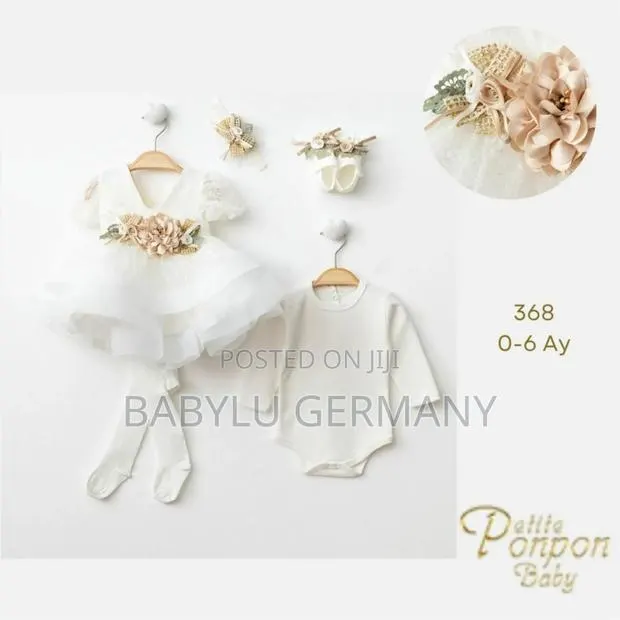 Premium Turkey Imported Luxury Baby Naming Dress Set · Photo 1