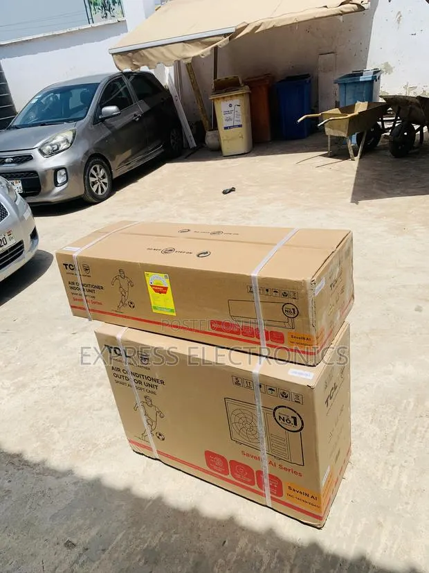 Brand New White Air Conditioner Inverter Dark Grey 1.5hp TCL · Photo 1