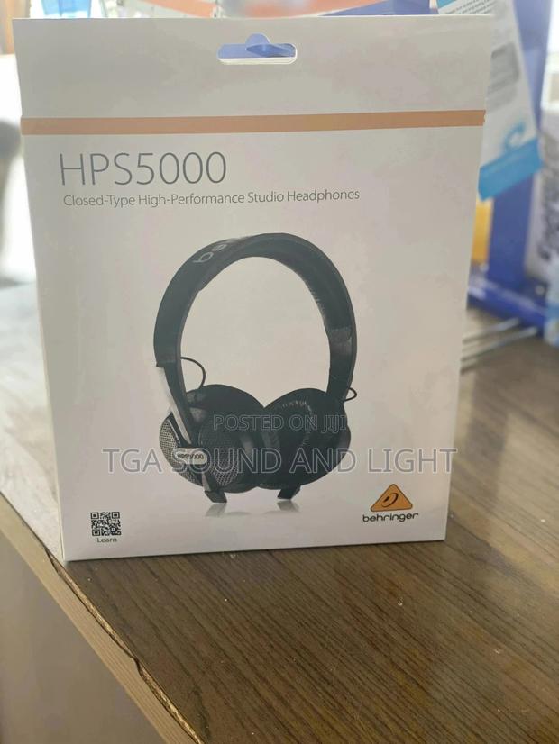 Behringer Hps5000 Closed-Type Studio Headphones Black · Photo 2