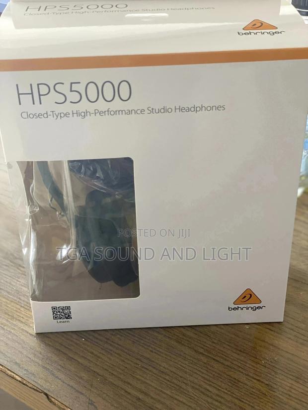Behringer Hps5000 Closed-Type Studio Headphones Black · Photo 3