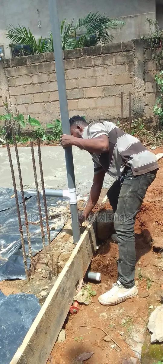 Installation of Drain Pipes - Plumbing Work · Photo 1
