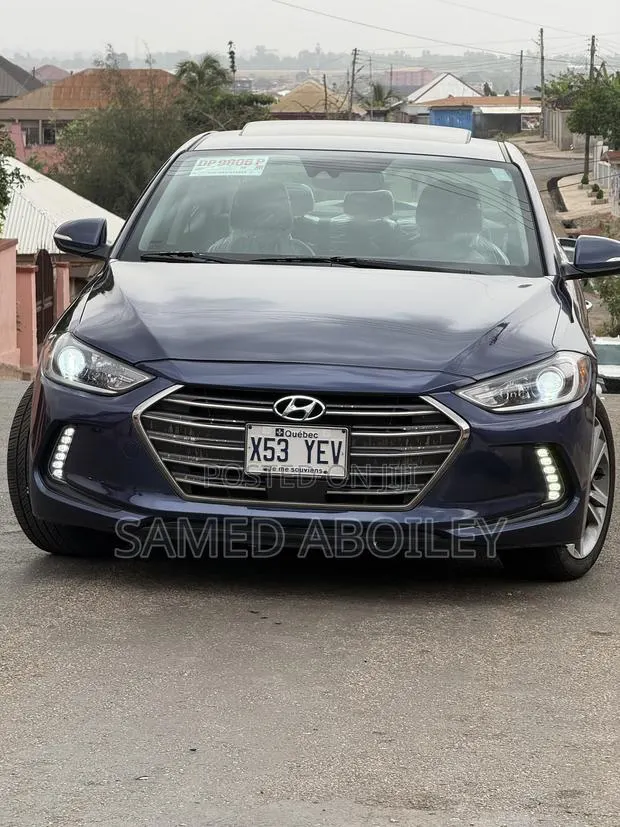 Hyundai Elantra Limited 2018 Blue · Photo 1